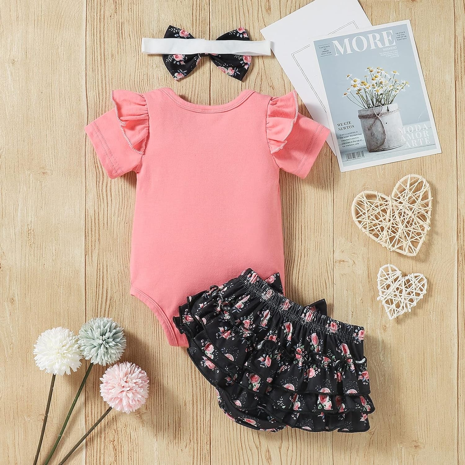 Baby Girl Clothes Stuff Newborn Infant Summer Cute Outfit 0-24 Months